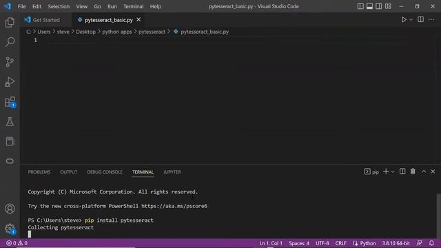 Pytesseract - Convert image to text using Python in just 3 lines of code смотреть онлайн