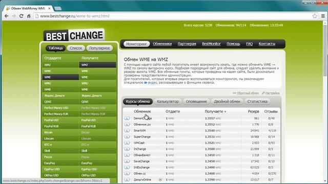 Как обменять WEBMONEY WME (евро) на WMZ (доллары). ПО ЛУЧШЕМУ КУРСУ, БЕЗ РИСКА И ПОТЕРЬ!!!