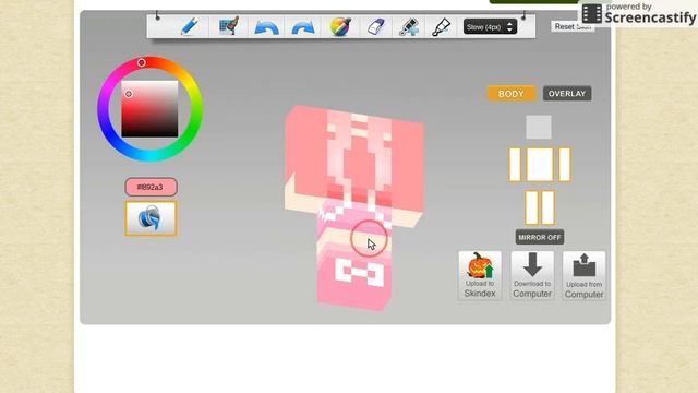 Princess bubble Gum |Minecraft skin maker смотреть онлайн