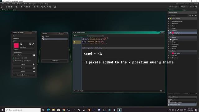 How to Make an RPG in GameMaker Studio 2! (Part 1: The Basics with Player Movement and Collision) смотреть онлайн