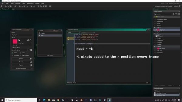 How to Make an RPG in GameMaker Studio 2! (Part 1: The Basics with Player Movement and Collision)