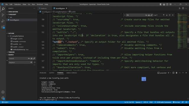Typescript config file смотреть онлайн