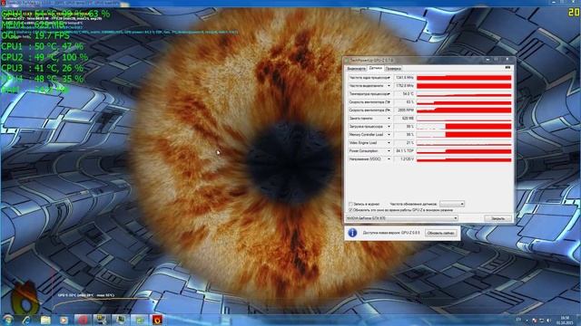 GTX 970 EVGA В НАГРУЗКЕ 58 градусов при 63% скорость кулеров смотреть онлайн