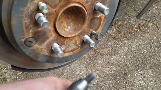 05-10 Honda Odyssey Rear Pads Rotors Replacement 