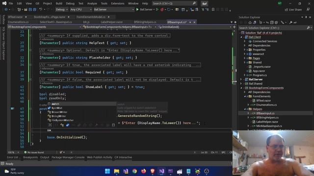 e10 - Blazor form components for Bootstrap - Readonly and disabled attributes смотреть онлайн