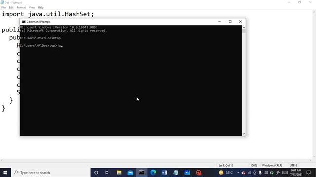 JAVA: HashSet смотреть онлайн