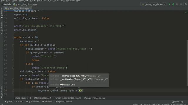 Project Based Python: Guess The Phrase смотреть онлайн