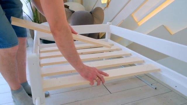 Сборка кровати Danki NATUR от 2 до 12 лет массив дерева