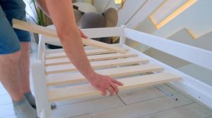 Сборка кровати Danki NATUR от 2 до 12 лет массив дерева