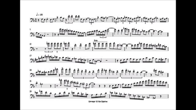Andy Martin / Bob McChesney 'Fait Accompli' Trombone Solo Transcriptions смотреть онлайн