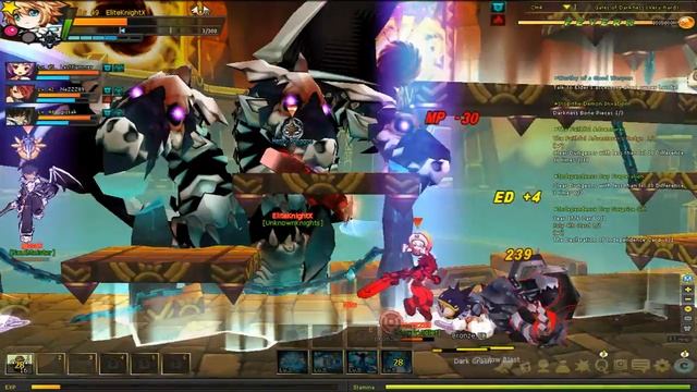 EliteKnightX (Shelling Guardian) - [Elsword NA] Gate of Darkness Dungeon Run #4 (Very Hard) смотреть онлайн