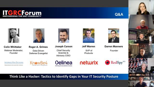 Webinar Replay: 'Think Like a Hacker - Tactics to Identify Gaps in Your IT Security Posture' смотреть онлайн