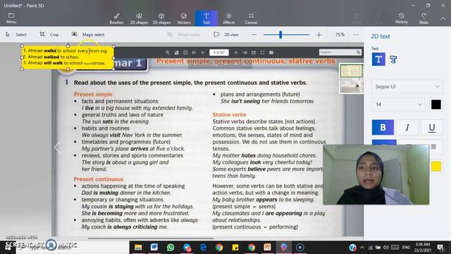 GRAMMAR 1 - Present Simple Present Continuous смотреть онлайн
