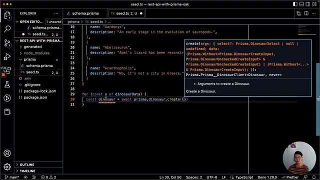 How to build a REST API with Prisma, Oak, and Deno смотреть онлайн
