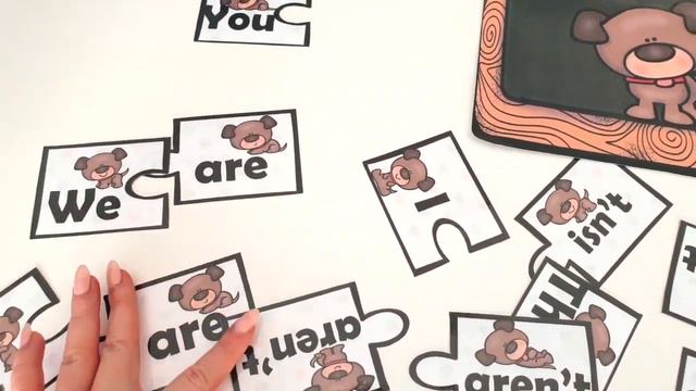Verb to be - Puppy Puzzles смотреть онлайн
