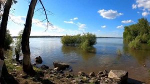 Рыбалка с берега в черте города Новосибирска! Окунь на отводной поводок и поппер!