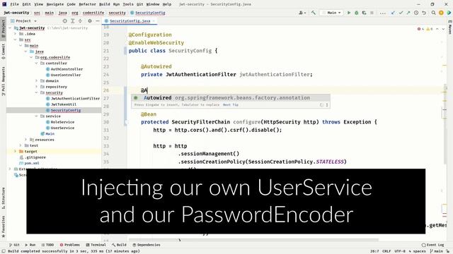Spring Security API without WebSecurityConfigurerAdapter | Refactoring Spring смотреть онлайн