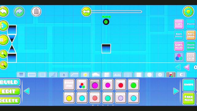 Как сделать движущиеся блоки в геометри Даш|Geometry Dash| смотреть онлайн