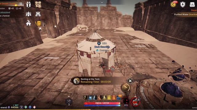 Desert farming during bell, with tent смотреть онлайн