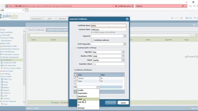 How to install SSL certificates on PaloAlto firewall appliance digital certificate смотреть онлайн