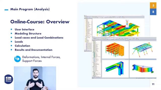 Учебное пособие RFEM 5 для начинающих | 001 Введение - Программа для расчета конструкций RFEM и е.. смотреть онлайн