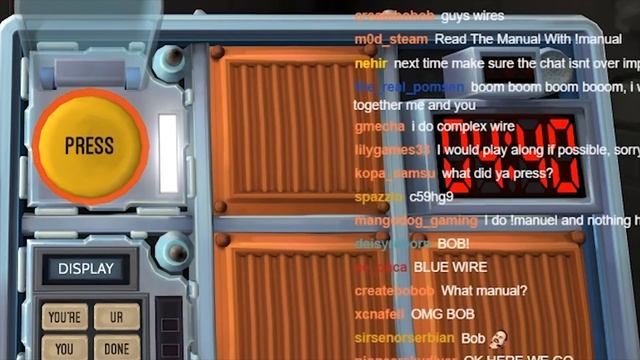 Using Twitch Chat to Defuse A Bomb in Keep Talking And Nobody Explodes смотреть онлайн