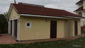 Гараж с хозблоком - слайдшоу