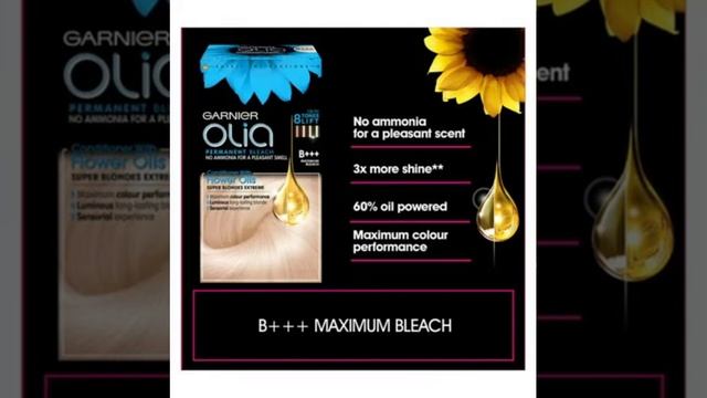New Original Garnier Olia B+++ Maximum Bleach Blonde Super Colour Performance смотреть онлайн