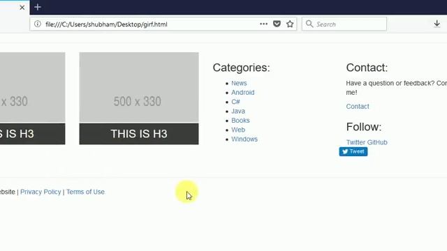 how to create footer in bootstrap смотреть онлайн