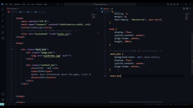 Create Product Card - Spider Man | HTML & CSS ?️?️ смотреть онлайн