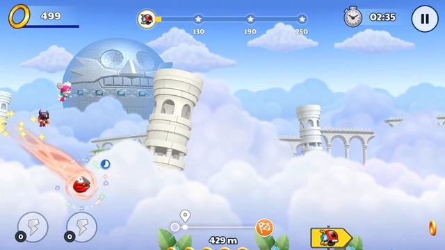 SONIC RUNNERS ADVENTURE Gameplay Walkthrough Part 10 - Level 42-46 Sky Sanctuary (iOS Android) смотреть онлайн