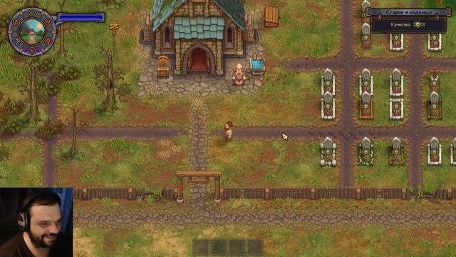 КЛАДБИЩЕ И ЦЕРКОВЬ | Graveyard Keeper | ПРОХОЖДЕНИЕ #7 смотреть онлайн