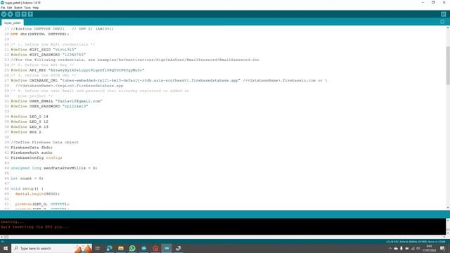 Tugas Pembacaan Suhu dan Kelembaban Menggunakan ESP32/ESP8266 DHT22 dengan Firebase смотреть онлайн