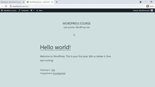 WordPress Web Development Course For Beginners Lecture 11 - Overview of WordPress Admin Section смотреть онлайн