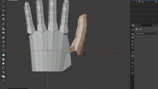 hand modeling in blender time elapse смотреть онлайн