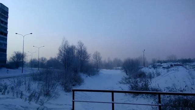 Новобайдаевка Новокузнецк Кузбасс 06 01 2021 мороз -30°C смотреть онлайн