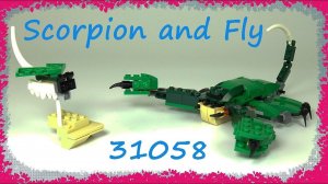 Lego Creator  31058  Scorpion with a Fly - ALTERNATE MODEL