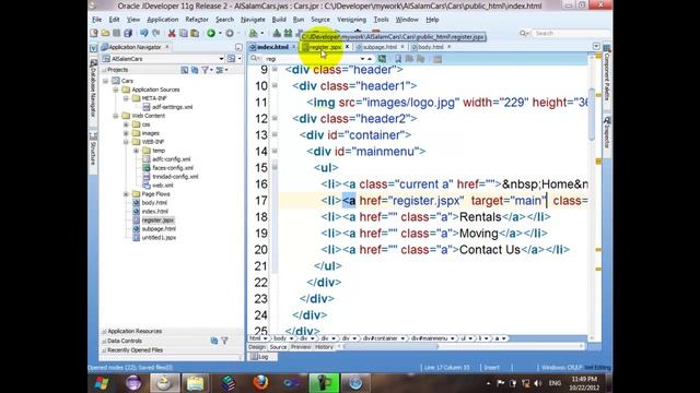 7 Make Simple JSF Form and Insert Design into iFrame Master Page смотреть онлайн