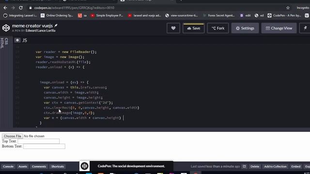 【Vue js】memes creator or maker javascript смотреть онлайн