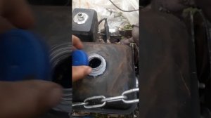 Крышка бака мотоблока  переделка