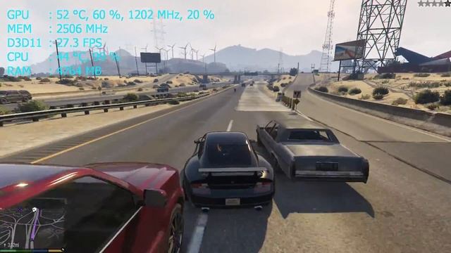 GTA 5 | Pentium G2030 + GTX 750 ; 8gb RAM | High смотреть онлайн