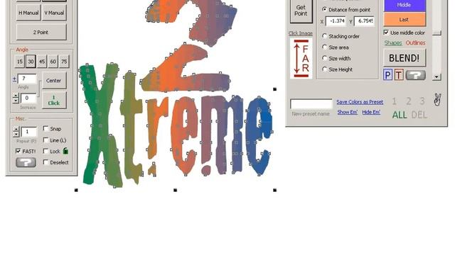 Fun with 3 macros, blend, chop, and randomize in CorelDraw GDGmacros смотреть онлайн