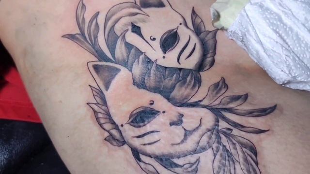 kitsune mask tattoo full video on my youtube ? смотреть онлайн