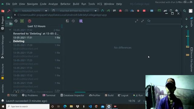 How to recover deleted xml and activity java file project in android studio in hindi for beginners. смотреть онлайн