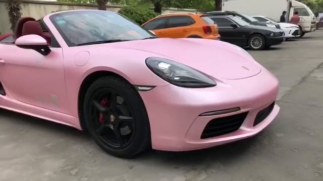 A111 Pearl Matte Metal Pink Vinyl Wrap Film Quality Can be Competed With Hexis And Oracal смотреть онлайн
