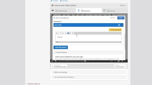 Create a Fill-in-the-Blank Question (Full-Screen) Using H5P Interactive Video смотреть онлайн