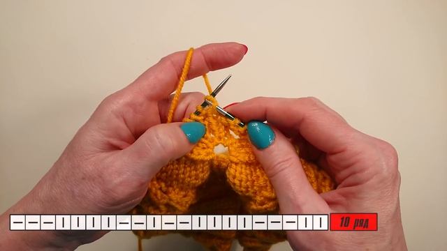 ЯРКАЯ ШАПКА ОБЪЕМНЫМИ ЦВЕТАМИ / Подробный МК по вязанию спицами / Crochet beanie hat смотреть онлайн