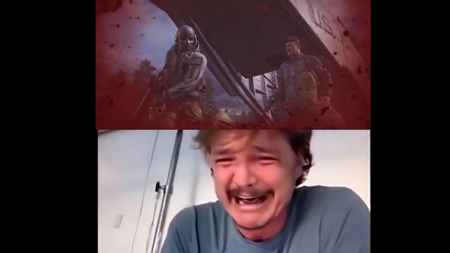 Pedro Pascal crying at cod modern warfare 2 ghost and roach death смотреть онлайн