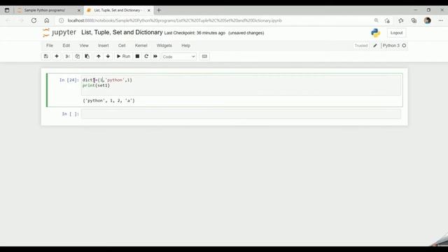 PYTHON - DIFFERENCE b/w LIST, TUPLE, SET, DICT смотреть онлайн
