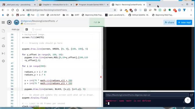 Create graphics with Python PyGame смотреть онлайн